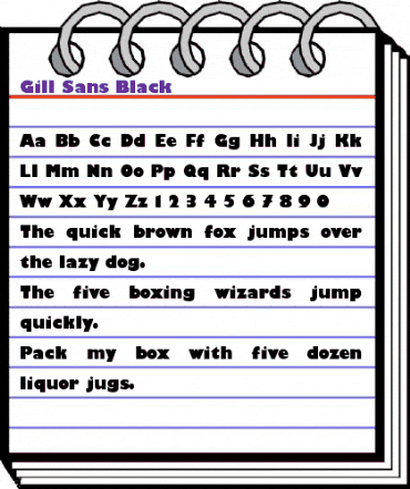 Gill_Sans-Black Regular animated font preview Gill_Sans-Black Regular animated font preview