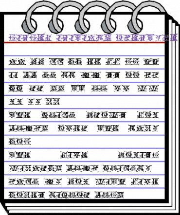 Ginger Initials Regular animated font preview Ginger Initials Regular animated font preview