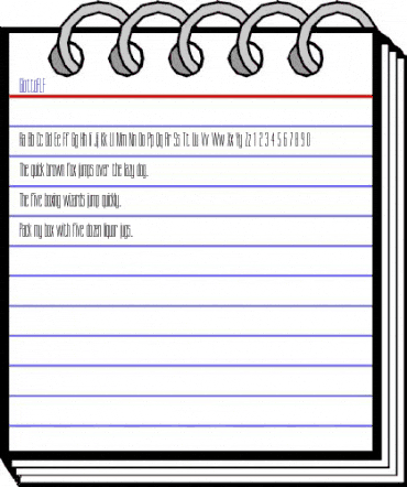 GiottoFLF Regular animated font preview