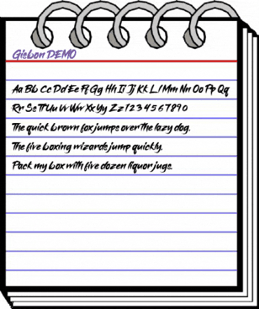 Gisbon DEMO DEMO animated font preview Gisbon DEMO DEMO animated font preview