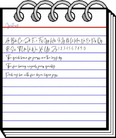 Gistesy Regular animated font preview Gistesy Regular animated font preview