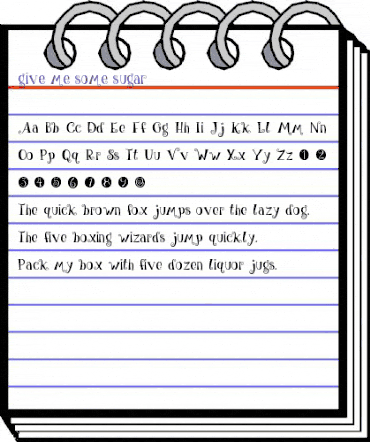 give me some sugar Regular animated font preview give me some sugar Regular animated font preview