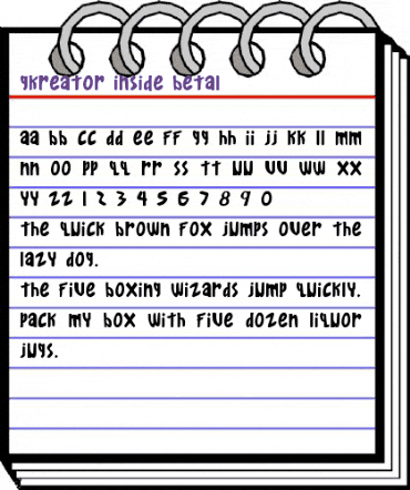 Gkreator Inside Beta1 Regular animated font preview Gkreator Inside Beta1 Regular animated font preview