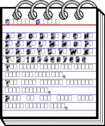 Glitter Campus Regular animated font preview