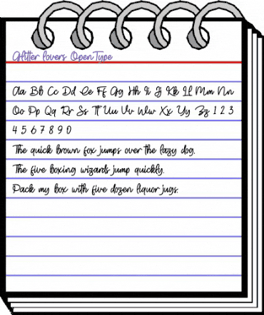 Glitter lovers Regular animated font preview Glitter lovers Regular animated font preview