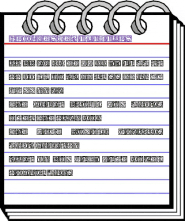 Gloucester Initials Regular animated font preview Gloucester Initials Regular animated font preview