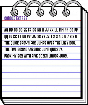 Gobold Extra2 Regular animated font preview Gobold Extra2 Regular animated font preview