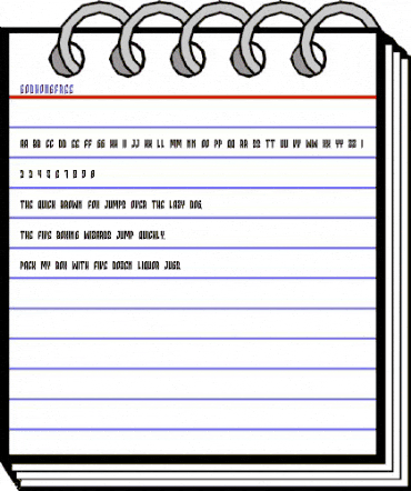 Godhong Free Regular animated font preview