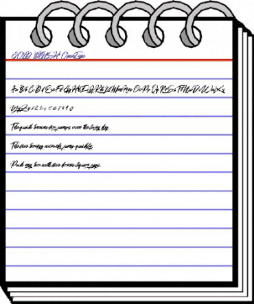 Gold Brush Regular animated font preview