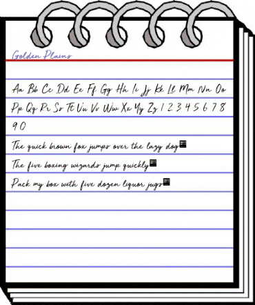 Golden Plains - Demo Regular animated font preview Golden Plains - Demo Regular animated font preview