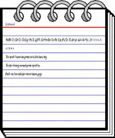 Goldmind Regular animated font preview