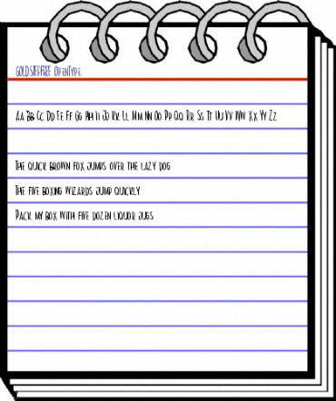 GOLDSTEP FREE Regular animated font preview