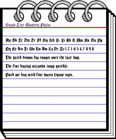Good City Modern Plain animated font preview Good City Modern Plain animated font preview