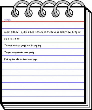 goodbye Script animated font preview goodbye Script animated font preview