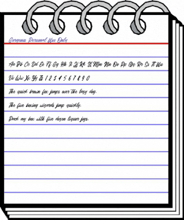 Gorgeous Script Typeface animated font preview