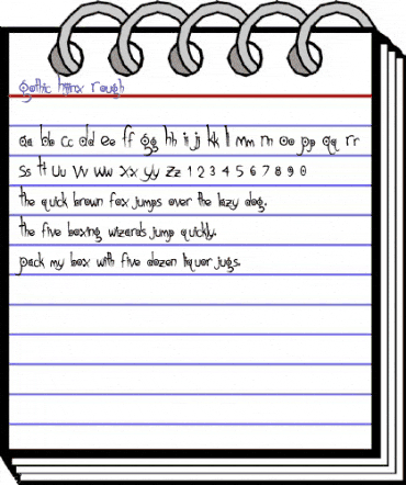 Gothic Hijinx Rough Regular animated font preview Gothic Hijinx Rough Regular animated font preview