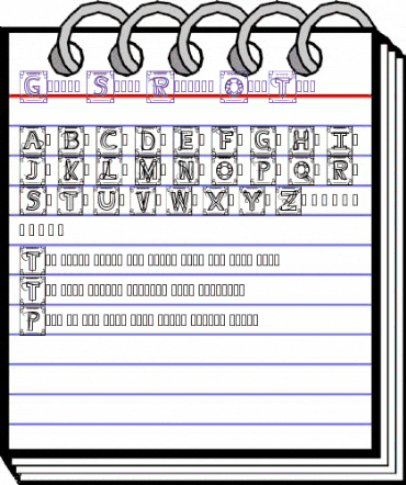 Gotico Suave Regular animated font preview