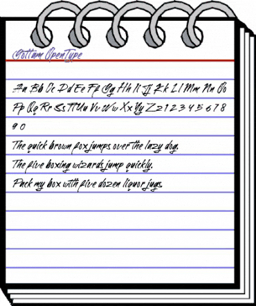 Gottam Regular animated font preview