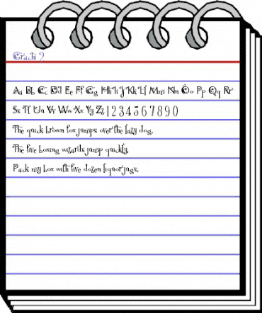 Grachi 2 Regular animated font preview