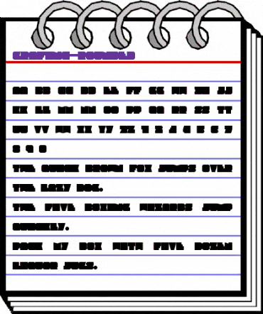 Grafinc Rounded animated font preview