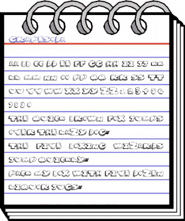 GrapeSoda Regular animated font preview