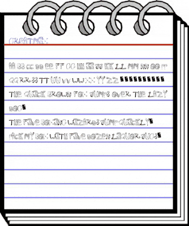 GreatMix Regular animated font preview