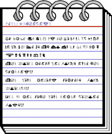 Greek Mythology Regular animated font preview