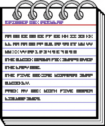 Gridder Box Regular animated font preview