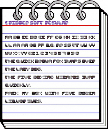 Gridder Soft Regular animated font preview Gridder Soft Regular animated font preview