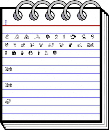 Griffinbats Regular animated font preview