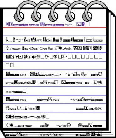 GriffinDingbats2 Normal animated font preview