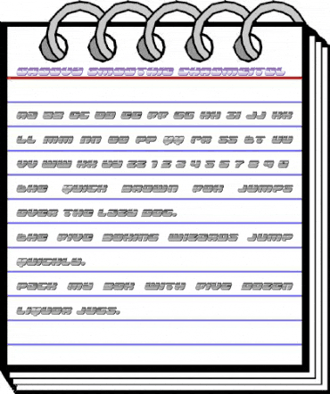 Groovy Smoothie Chrome Italic Italic animated font preview