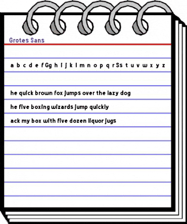 Grotes Sans DEMO Regular animated font preview