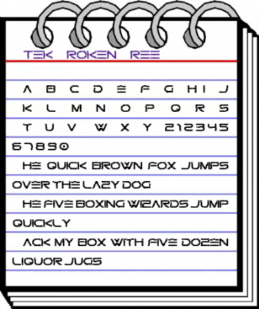 Gtek Broken Broken animated font preview Gtek Broken Broken animated font preview