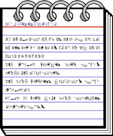 Gyptienne Normal animated font preview