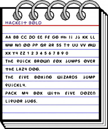 HackeIt Bold Regular animated font preview HackeIt Bold Regular animated font preview
