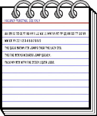 Hackney Vector animated font preview Hackney Vector animated font preview