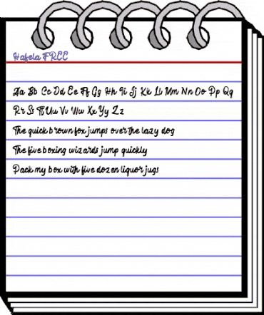 Hafela FREE Regular animated font preview Hafela FREE Regular animated font preview