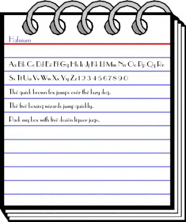 Hafnium Normal animated font preview Hafnium Normal animated font preview
