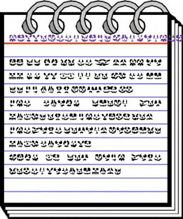 Halloween_Bats_Punkinhead Regular animated font preview Halloween_Bats_Punkinhead Regular animated font preview