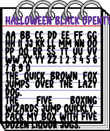 halloween black Regular animated font preview halloween black Regular animated font preview