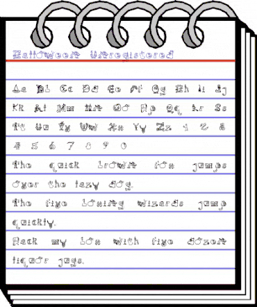 Halloween Unregistered animated font preview Halloween Unregistered animated font preview