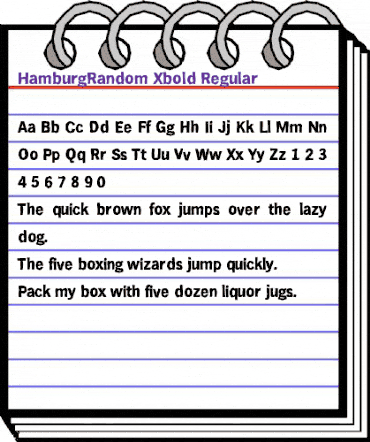 HamburgRandom-Xbold Regular animated font preview HamburgRandom-Xbold Regular animated font preview