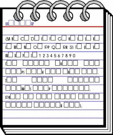 Handicap Regular animated font preview