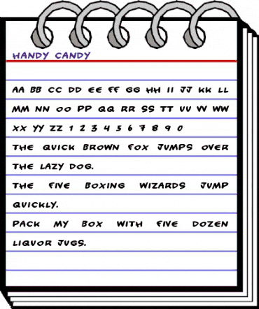 Handy candy Regular animated font preview Handy candy Regular animated font preview