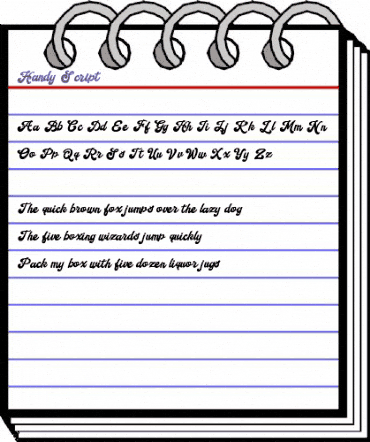 Handy Script Regular animated font preview Handy Script Regular animated font preview