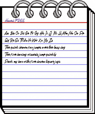 Haned FREE Regular animated font preview Haned FREE Regular animated font preview