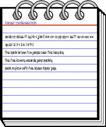 Hanger Condensed Bold animated font preview Hanger Condensed Bold animated font preview