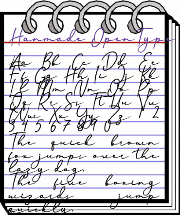 Hanmade Regular animated font preview