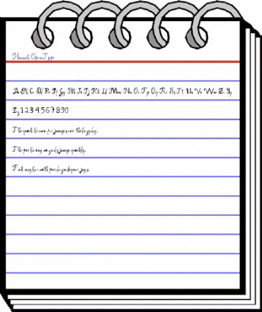 Hannah Regular animated font preview